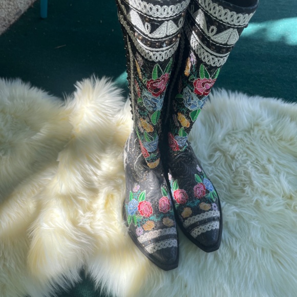 Size 8.5 us old Gringo dd ranch boots - Picture 2 of 4